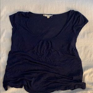 Joie basic navy blue T-shirt.